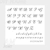 Personalized Custom 316L Stainless Steel Jewelry, English Alphabet Name Anklet