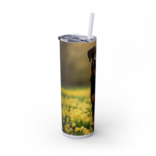 Skinny Tumbler with Straw – 20 oz Stainless Steel Cup