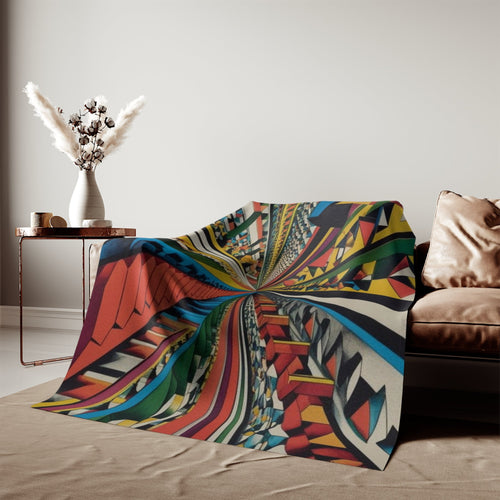Sweatshirt Blanket – Plush Fleece Throw, 2 Size Options