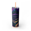 Skinny Tumbler with Straw – 20 oz Stainless Steel Cup