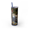 Skinny Tumbler with Straw – 20 oz Stainless Steel Cup