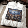 Happy Alaska Day Alaskan Malamutes Blanket