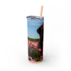 Skinny Tumbler with Straw – 20 oz Stainless Steel Cup