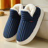 New Women Cotton Slippers  Slippers Warm Cotton Plush Shoes Fleece Fluffy