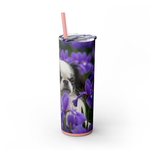 Skinny Tumbler with Straw – 20 oz Stainless Steel Cup