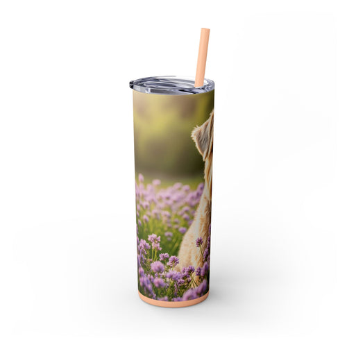 Skinny Tumbler with Straw – 20 oz Stainless Steel Cup