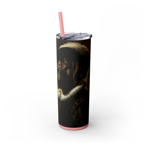 Skinny Tumbler with Straw – 20 oz Stainless Steel Cup