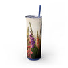 Skinny Tumbler with Straw – 20 oz Stainless Steel Cup