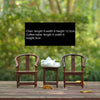 Red Rosewood Miniature Furniture Model