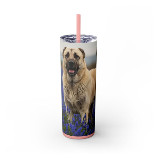 Skinny Tumbler with Straw – 20 oz Stainless Steel Cup