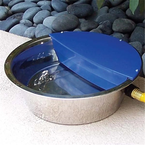 Bear Bear Pet Sir Aqua II Automatic Float Waterer 1.8 Gallon Silver Blue