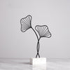 Iron Terrazzo Leaf Style Table Top Decoration
