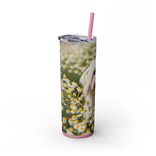 Skinny Tumbler with Straw – 20 oz Stainless Steel Cup