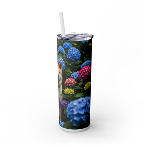 Skinny Tumbler with Straw – 20 oz Stainless Steel Cup