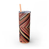 Skinny Tumbler with Straw – 20 oz Stainless Steel Cup