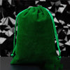 Flannel Drawstring Jewelry Solid Drawstring Pocket