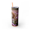 Skinny Tumbler with Straw – 20 oz Stainless Steel Cup
