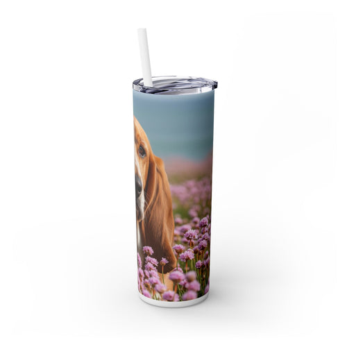Skinny Tumbler with Straw – 20 oz Stainless Steel Cup