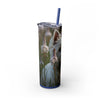 Skinny Tumbler with Straw – 20 oz Stainless Steel Cup