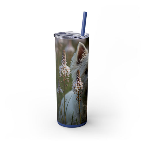 Skinny Tumbler with Straw – 20 oz Stainless Steel Cup
