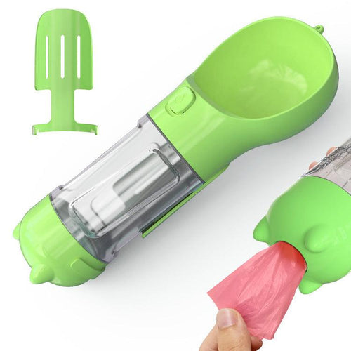3-in-1 Pet Travel Water Bottle Feeder