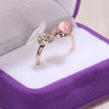 Flannel Jewelry Ring Packaging Gift Box