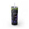 Skinny Tumbler with Straw – 20 oz Stainless Steel Cup
