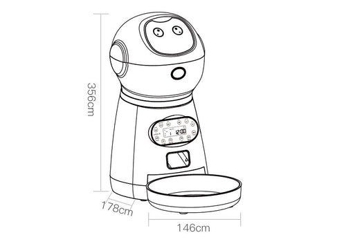 3.5L Smart Pet Food Dispenser