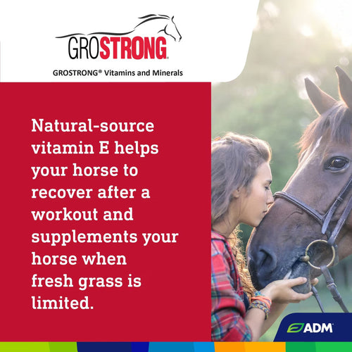 ADM Grostrong Horse Feed Vitamin & Mineral Nutrition 25 lbs.