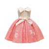 V Neck Flower Temperament Children's Wear
