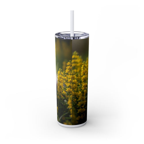 Skinny Tumbler with Straw – 20 oz Stainless Steel Cup