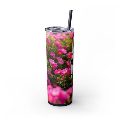 Skinny Tumbler with Straw – 20 oz Stainless Steel Cup