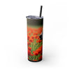Skinny Tumbler with Straw – 20 oz Stainless Steel Cup