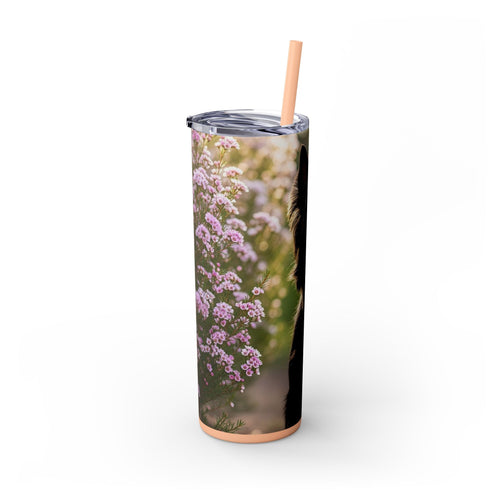Skinny Tumbler with Straw – 20 oz Stainless Steel Cup