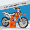 Alloy off-road motorcycle model