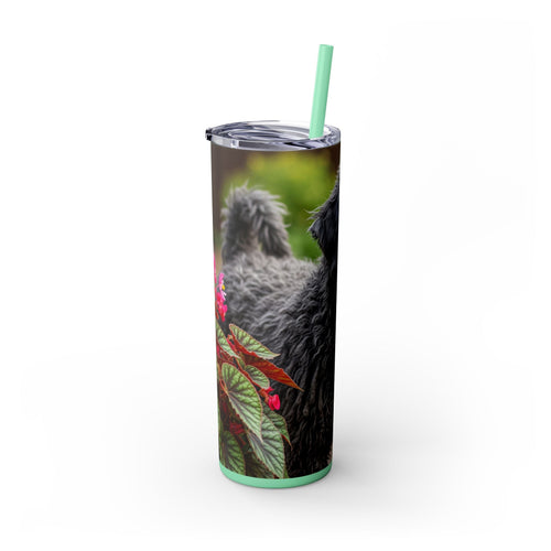 Skinny Tumbler with Straw – 20 oz Stainless Steel Cup