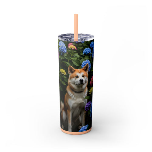 Skinny Tumbler with Straw – 20 oz Stainless Steel Cup