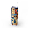 Skinny Tumbler with Straw – 20 oz Stainless Steel Cup