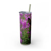 Skinny Tumbler with Straw – 20 oz Stainless Steel Cup