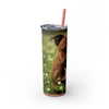 Skinny Tumbler with Straw – 20 oz Stainless Steel Cup