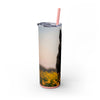 Skinny Tumbler with Straw – 20 oz Stainless Steel Cup