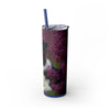 Skinny Tumbler with Straw – 20 oz Stainless Steel Cup
