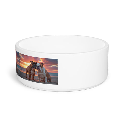 Ceramic Pet Bowl – 16 oz Dog Feeding Bowl