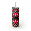 Skinny Tumbler with Straw – 20 oz Stainless Steel Cup