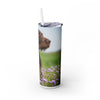 Skinny Tumbler with Straw – 20 oz Stainless Steel Cup