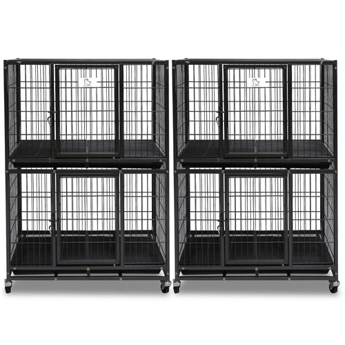 31 Two-Tier Dog Crate 46A