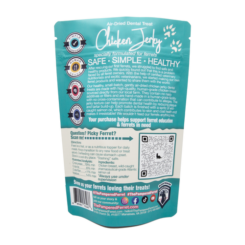 Chicken Breast Jerky Treat for Ferrets