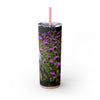 Skinny Tumbler with Straw – 20 oz Stainless Steel Cup