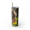 Skinny Tumbler with Straw – 20 oz Stainless Steel Cup