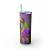 Skinny Tumbler with Straw – 20 oz Stainless Steel Cup